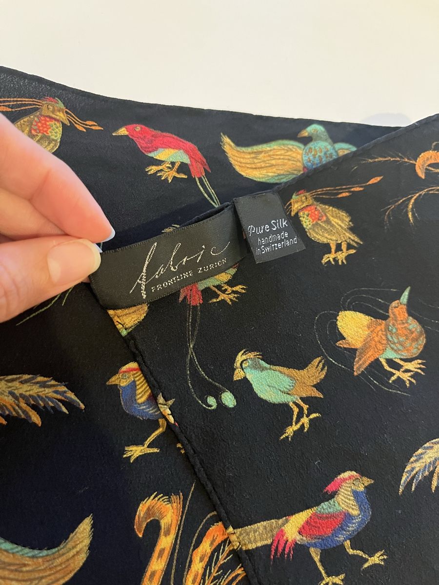 Fabric Frontline Foulards, Tücher & Schals: Fabric Frontline Tuch, Seide – Gebraucht aus Zürich von vintage_for_you 2