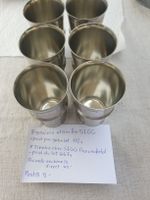 8 gobelets en étain SIGG Frauenfeld, état correct, lot
