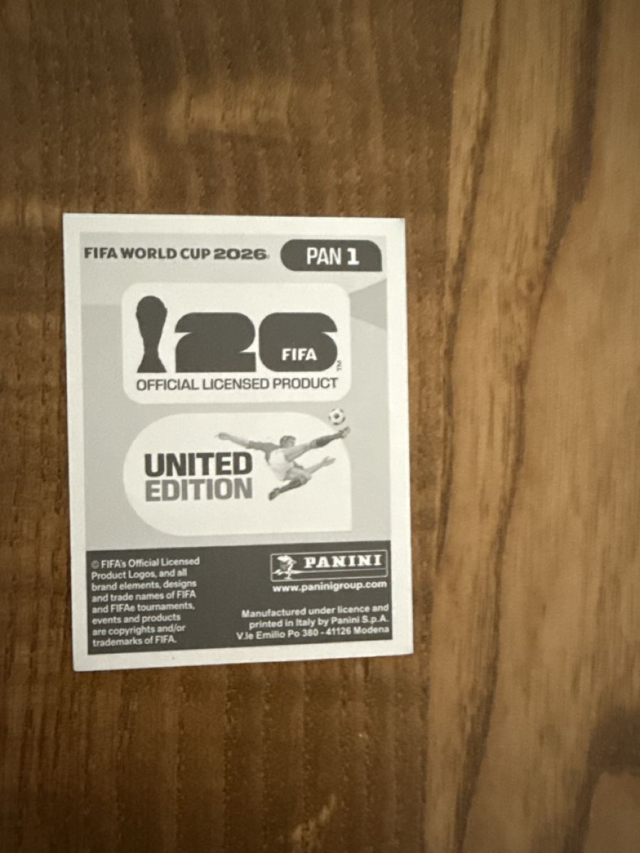 Panini Carte collezionabili: FIFA World Cup 2026 Sticker PAN 1 – Usato da Frenkendorf venduto da emi_jg7b 1