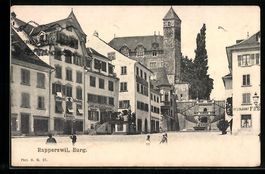 Rapperswil, Burg, Restaurant Falkenberg
