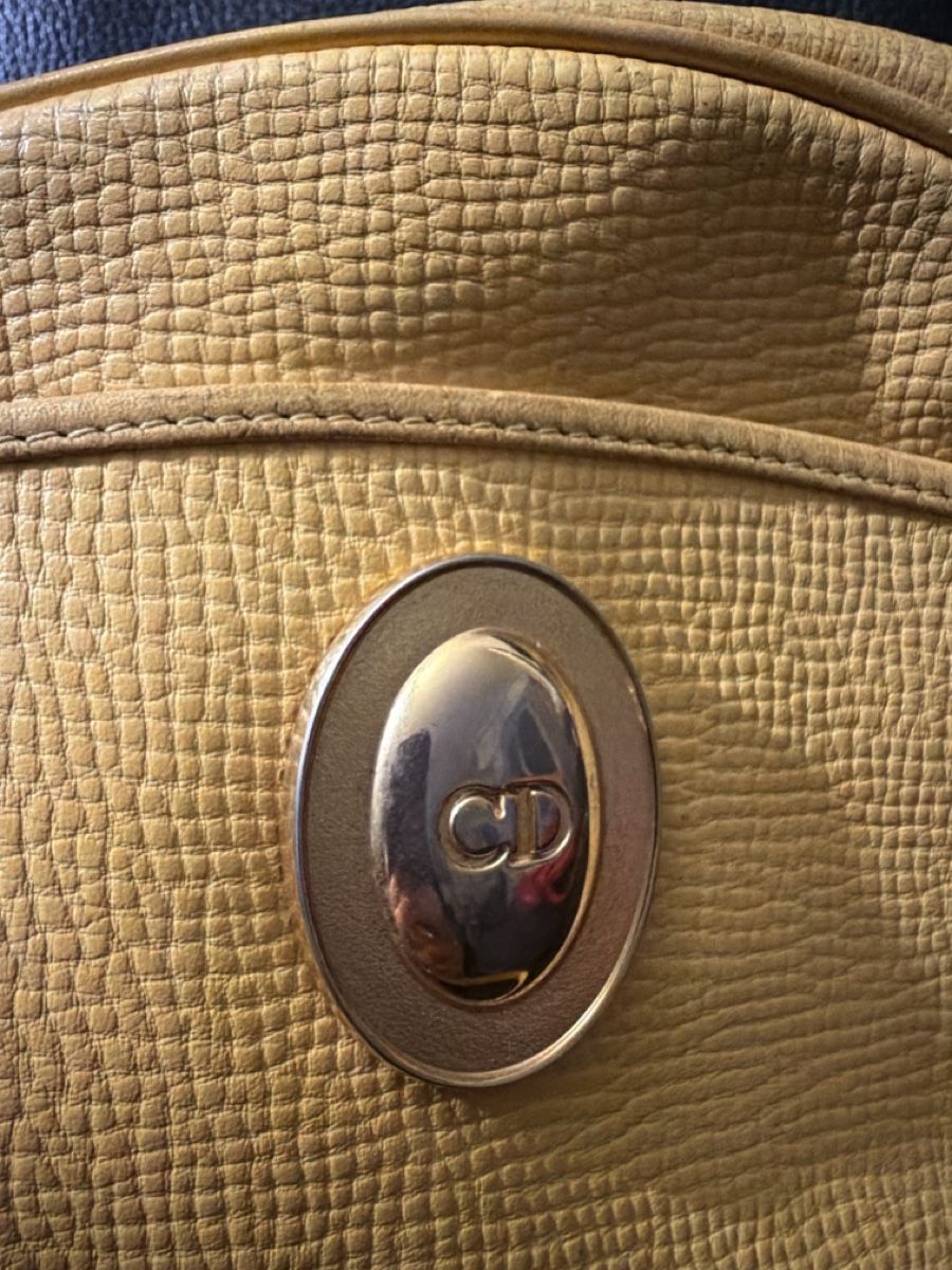 Dior Borse da donna: Sac Christian Dior Vintage Jaune – Usato da Lausanne venduto da Pascal9999 2