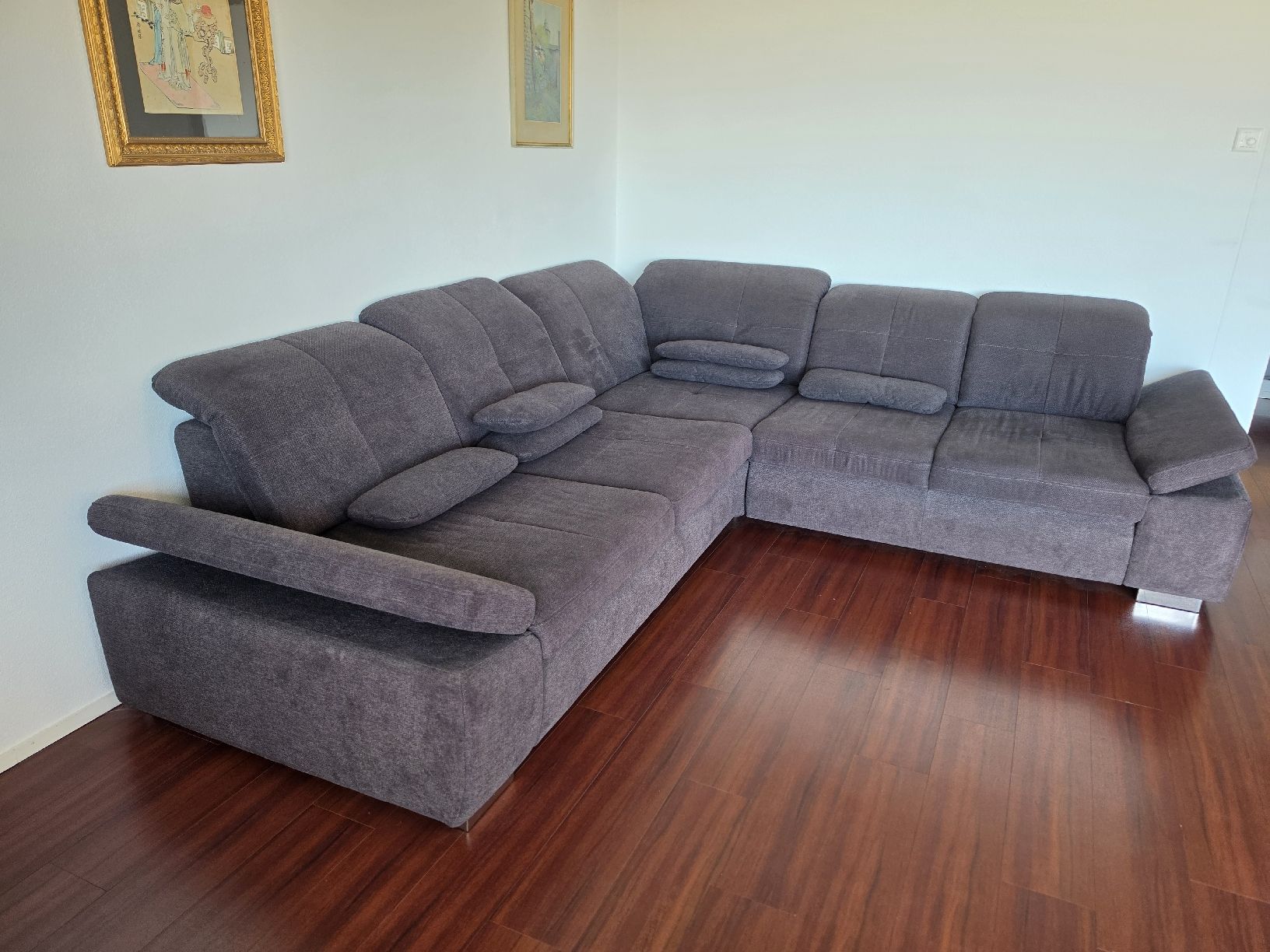 Divani: Megapol Atlantis 5132 Wohnlandschaft anthrazit | NP CHF 2000 – Usato da Gams venduto da GFiesser 1