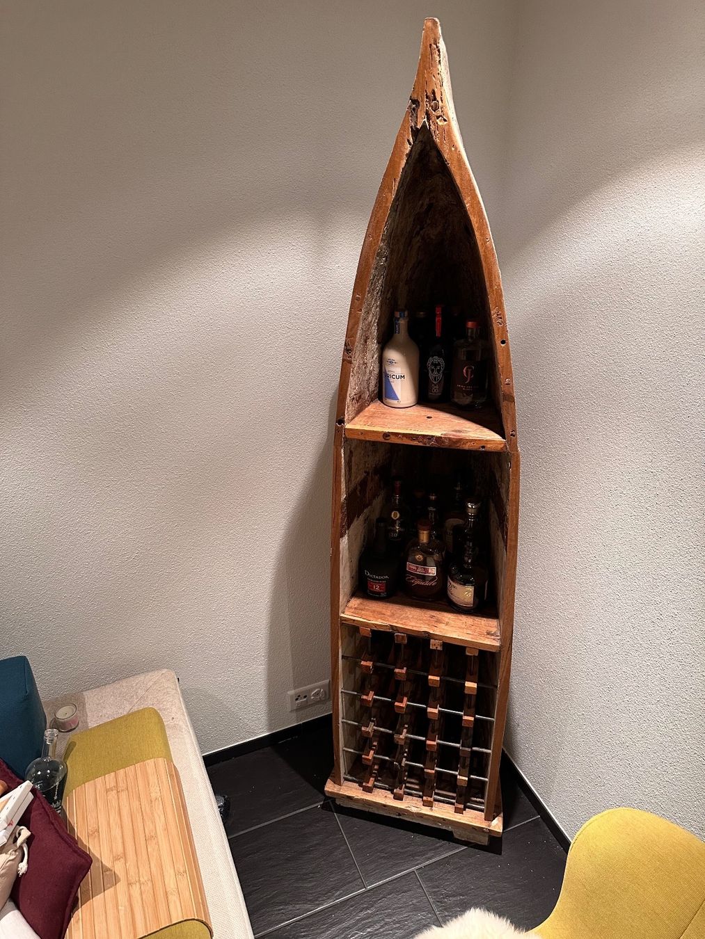 Étagères: Weinregal Boot Tonga aus Recyclingholz – Neuf (Voir description) à Oetwil a.d. Limmat par DAM_2289 2