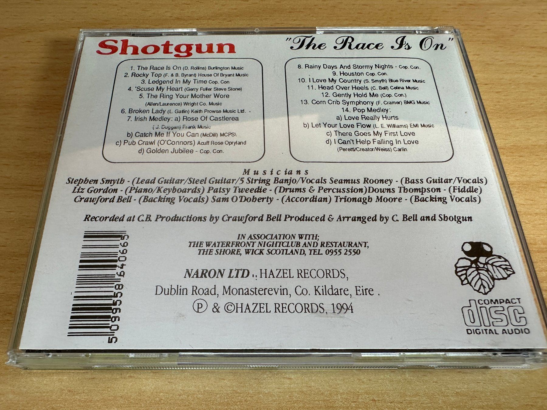 CD: Shotgun - The Race is On – Usato da Rikon im Tösstal venduto da Alpenmutz 1