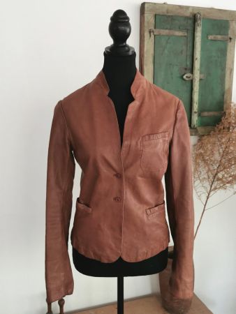 Leonardo top Lederjacke Gr. S