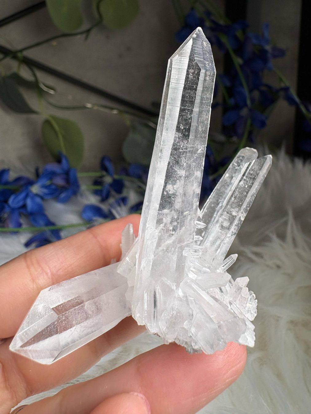 Mineralien & Heilsteine: Kolumbianischer Lemurian-Quarz-Cluster – Neu (gemäss Beschreibung) aus Neuheim von m.hald 5