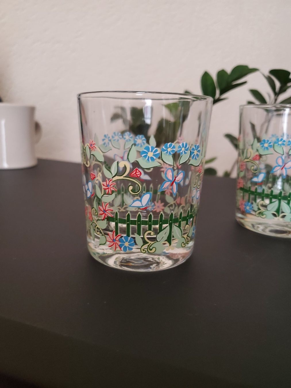 Verres: 3 verres au décor printanier – D'occasion à Rennaz par La_malle_du_dauphin 5