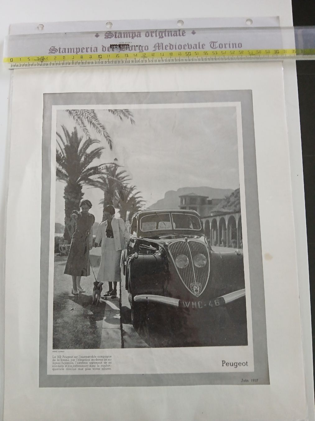 Foto & Immagini: Ancienne Poster Renault 302 du 1937 – Usato da Genève venduto da montefrance 1