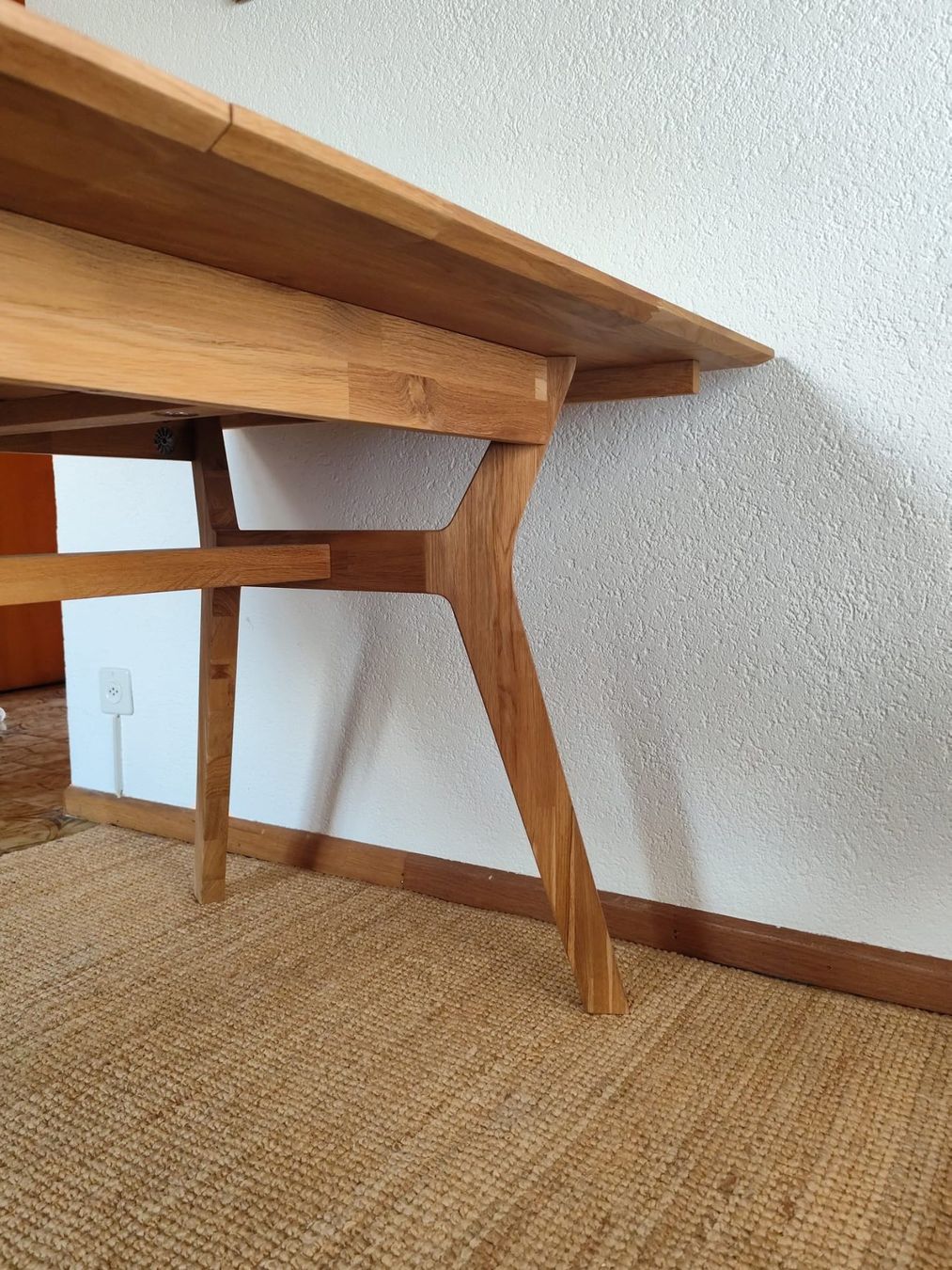 Tische: Table à manger extensible en chêne massif : 90 x 170-210 cm – Gebraucht aus Sion von fille_du_sud 3