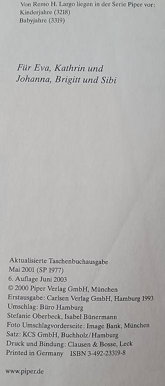 Livres: Babyjahre – D'occasion à Zürich par vel_mh8f 1