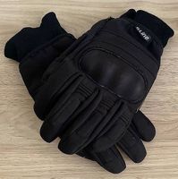 Gants de moto d'hiver S-Line TRACKER Softshell Noir (Neuf)