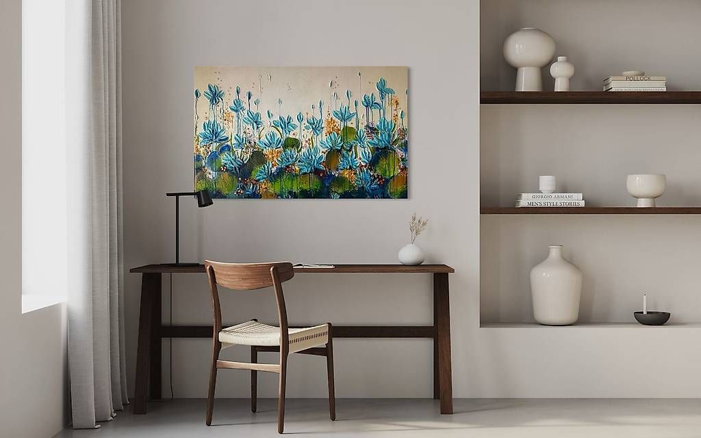 Dipinti: Tableau 116x73 Peinture – Usato da Meyrin venduto da Gubiskoart 2
