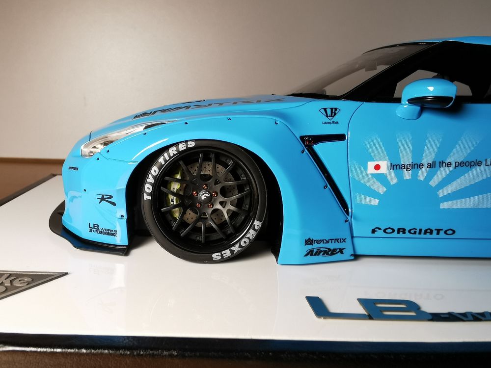 LB-Works Nissan GTR R35 1:18 make up (Neu und originalverpackt) in ...