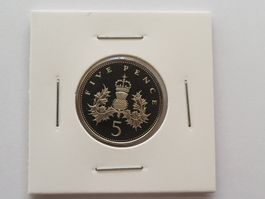 5 Pence 1989 PP