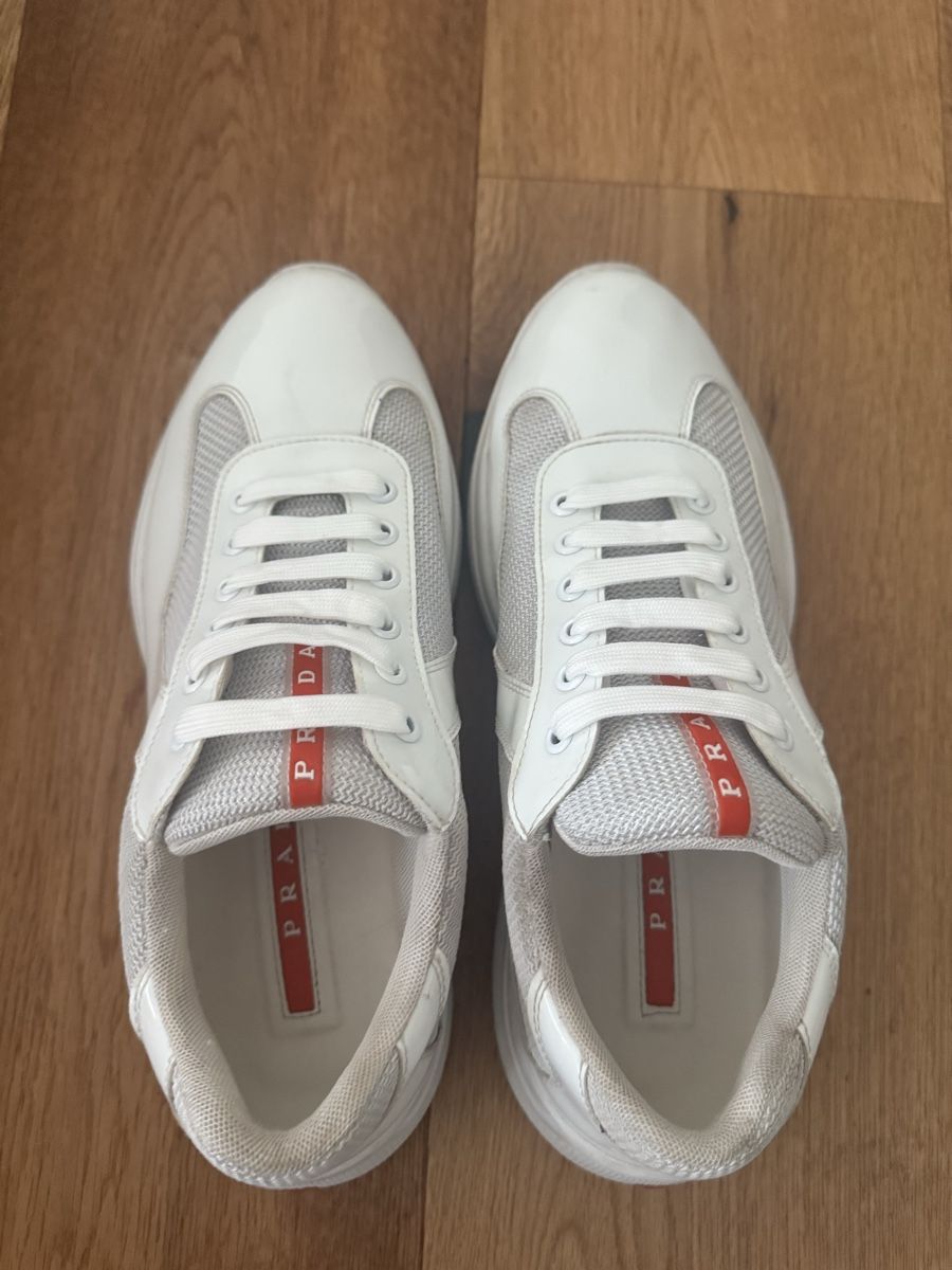 Prada Herrenschuhe: Weisse Prada Cups getragen – Gebraucht aus Rapperswil SG von dia_p6d7 3