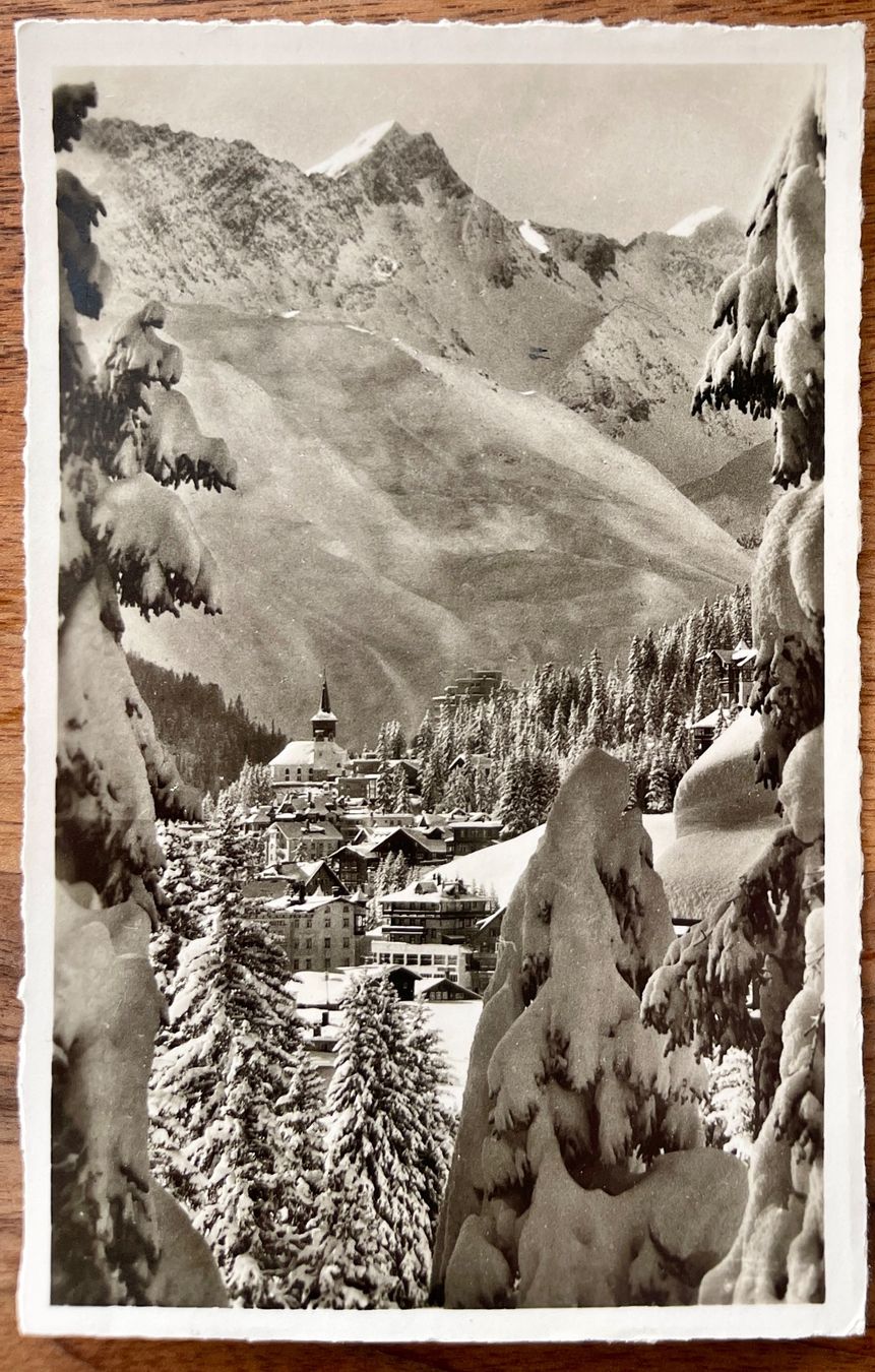 Cartoline postali: AROSA - Winter 1939 – Usato da Lutry venduto da Ediego