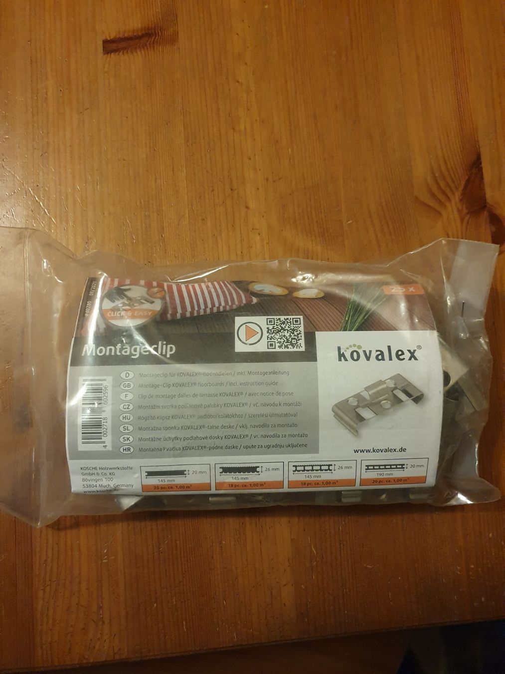Supporti a parete: Kovalex Montageclips 25Stk. – Nuovo e nell'imballaggio originale da Wiedlisbach venduto da leiku88