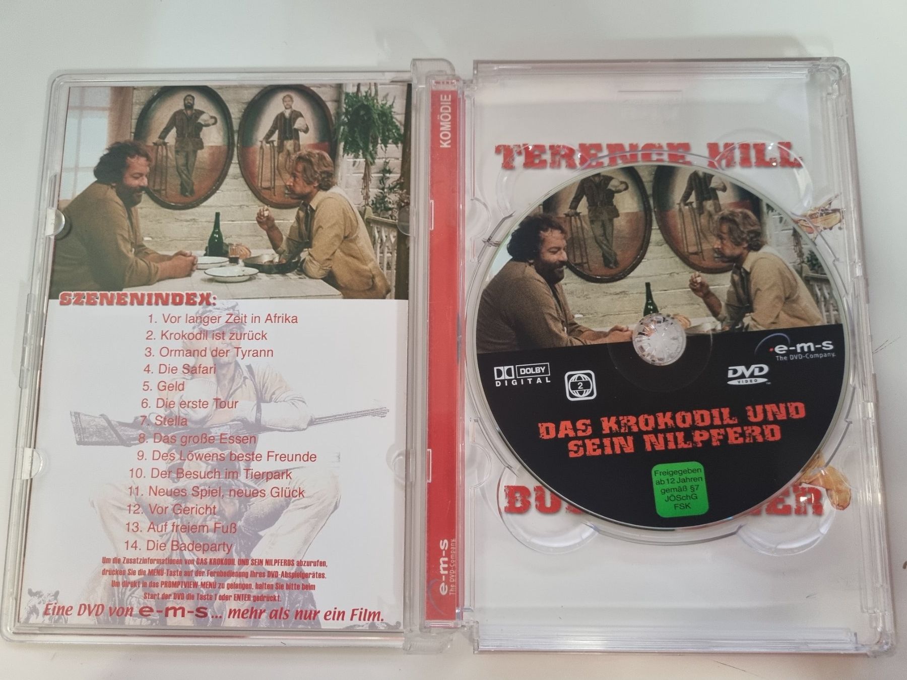 Tutti i DVDs: DVD Spencer/Hill: Das Krokodil und sein Nilpferd – Usato da Wetzikon ZH venduto da Bambiskus 2