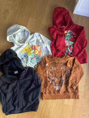 4 Kinderpullover und Hoodies  92/98