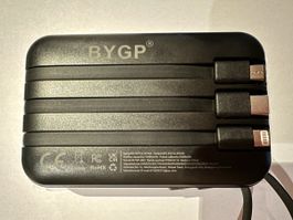 Powerbank 10000mAh mit 3 integrierten Kabeln