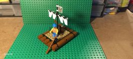 Le radeau en bois du pirate Lego