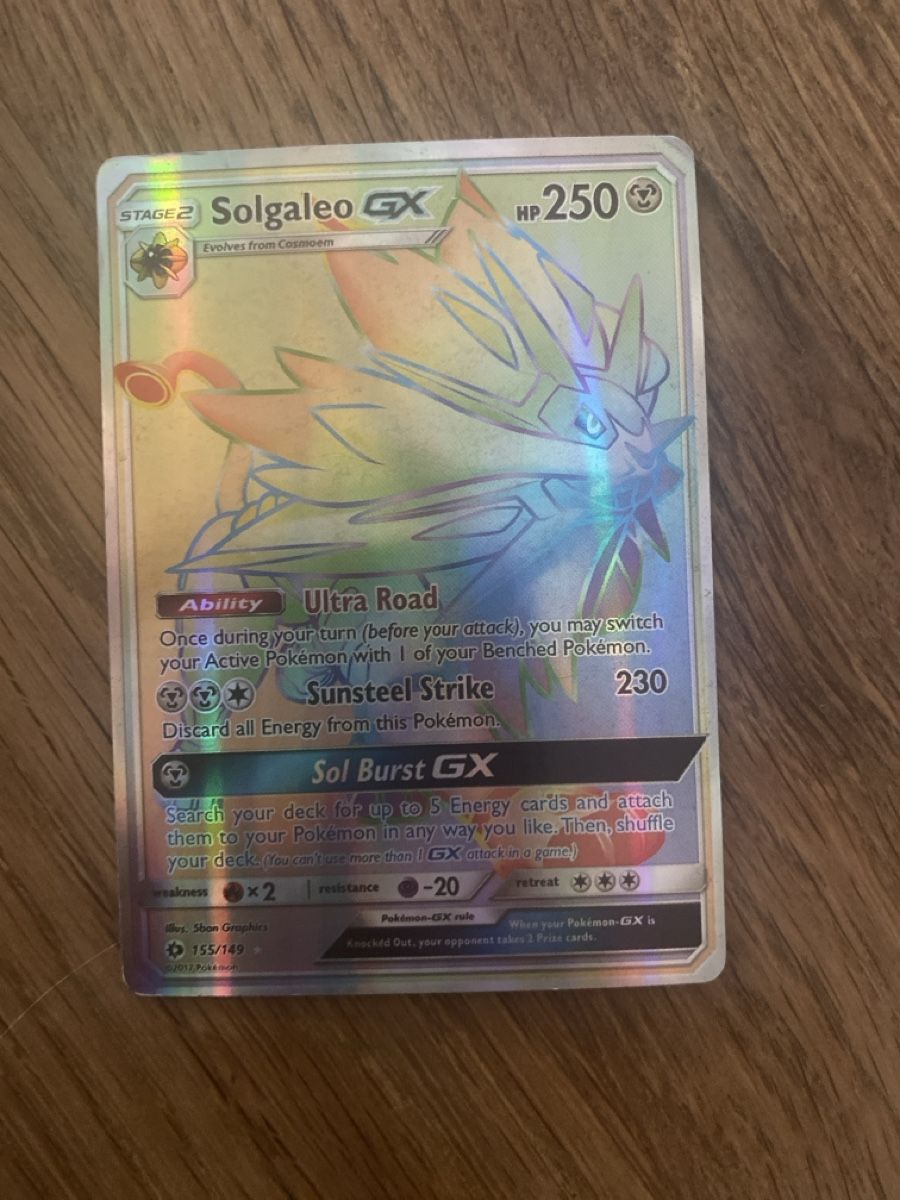 Pokémon Carte collezionabili: Solgaleo GX – Usato da Tägerig venduto da oiluig83