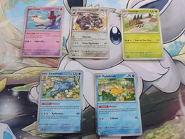 Lot de 5 cartes Pokémon promo FR
