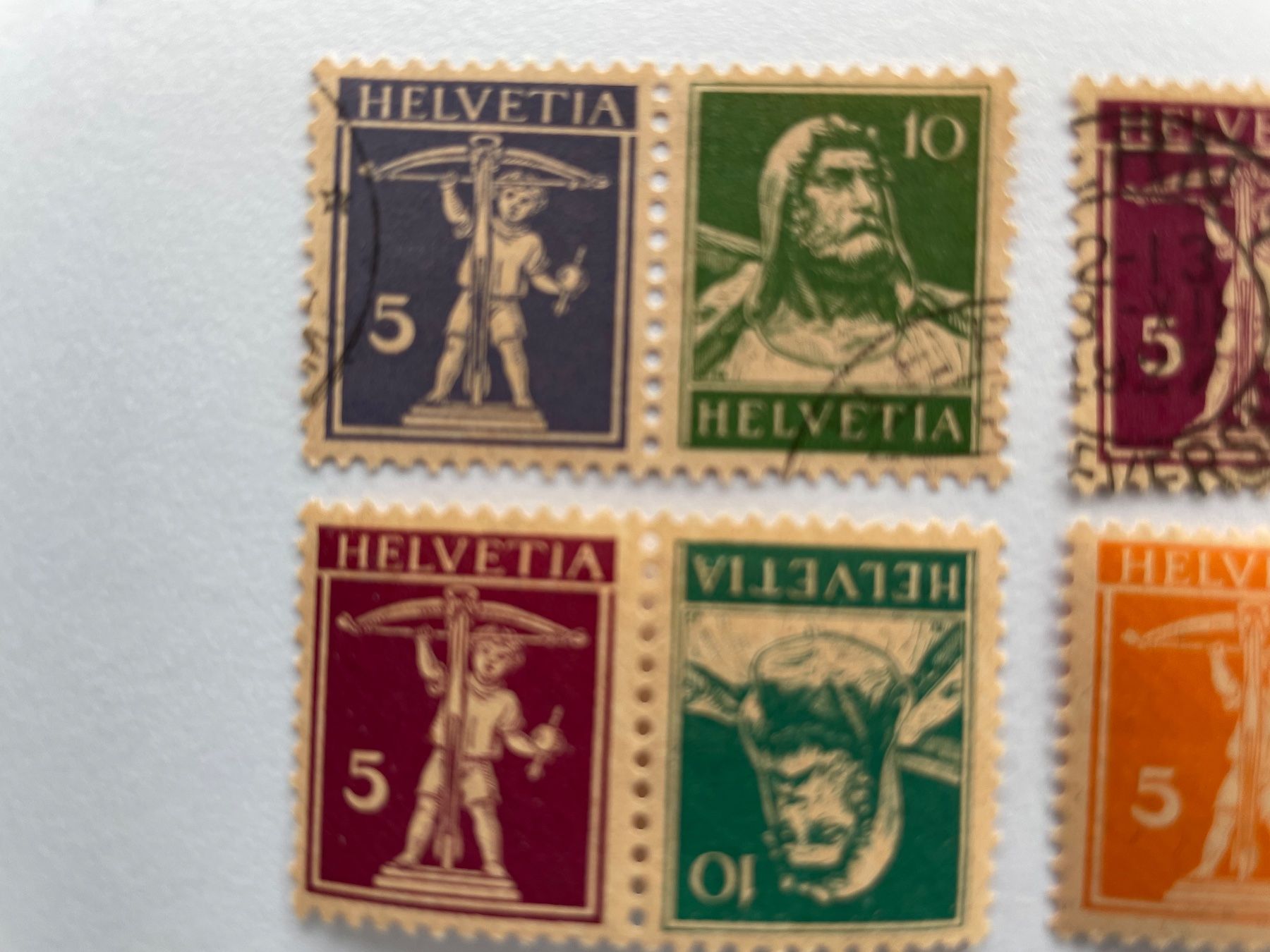 Tous les timbres: 5 Tête-bèche – D'occasion à Sonceboz-Sombeval par Comment2 1