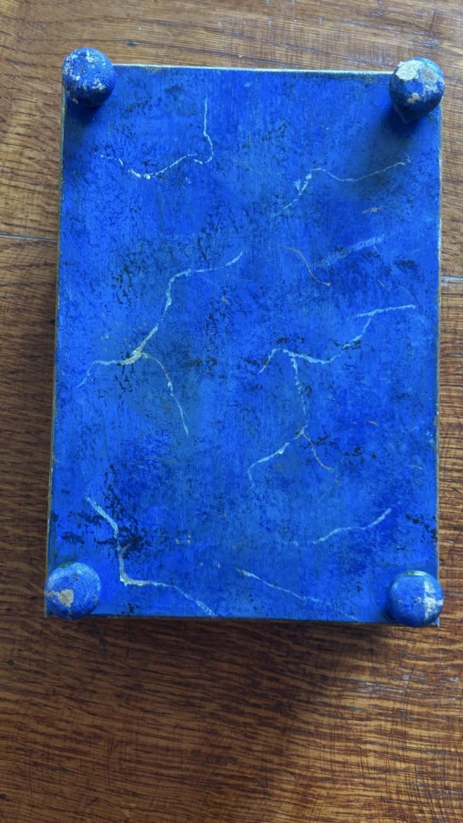 Barattoli: Antike Schmuckschatulle, Lapislazuli – Usato da Riedholz venduto da Frettchen63 2