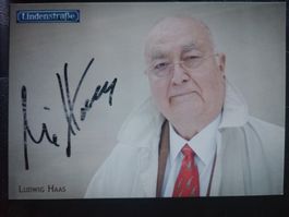 Ludwig Haas - Lindenstrasse - signierten Autogrammkarte