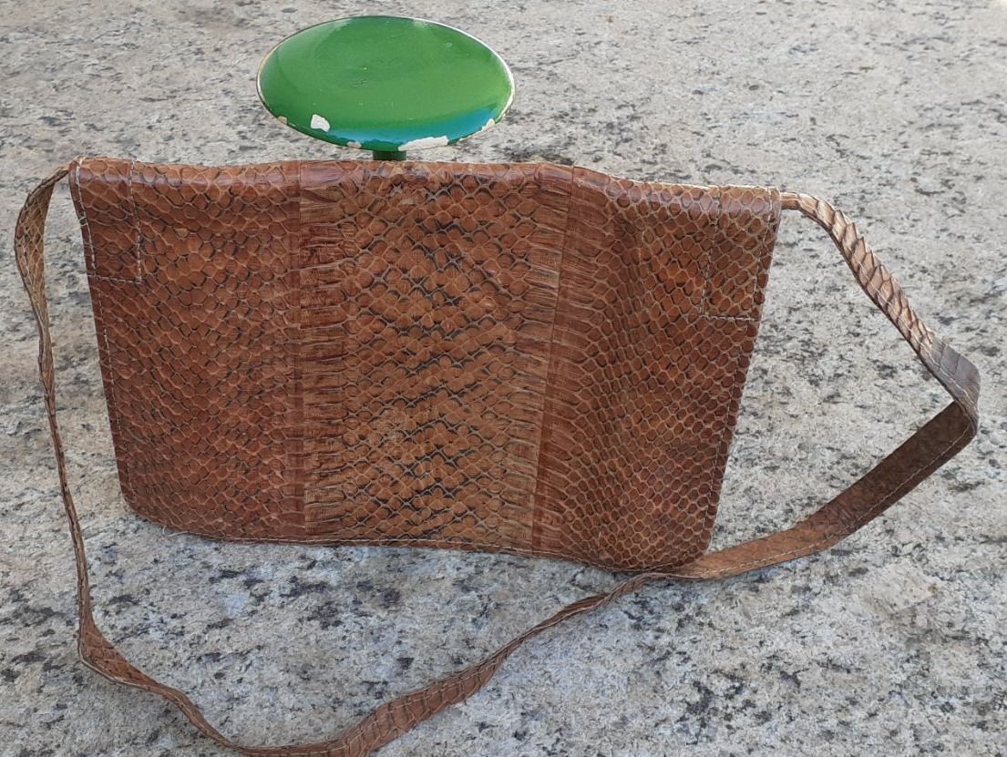 Borse da donna: Handtasche Vintage Schlangenleder 1970er – Usato da Mörschwil venduto da wunderkiste44 6