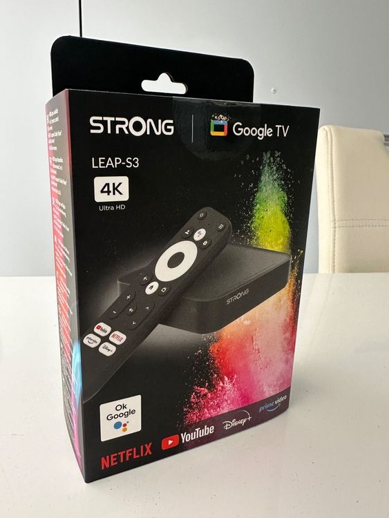 Google TV - Strong LEAP-S3 Box TV Android Ricardo Streaming Acheter sur 4K 