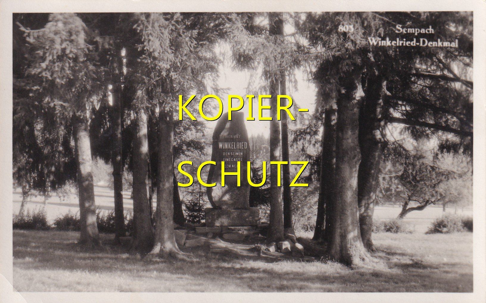 Cartoline postali: Sempach - Winkelried-Denkmal /bc – Usato da Hombrechtikon venduto da Rudolf07