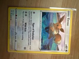 Pokemon Karte Eevee Basis Seltenheit gutem Zustand