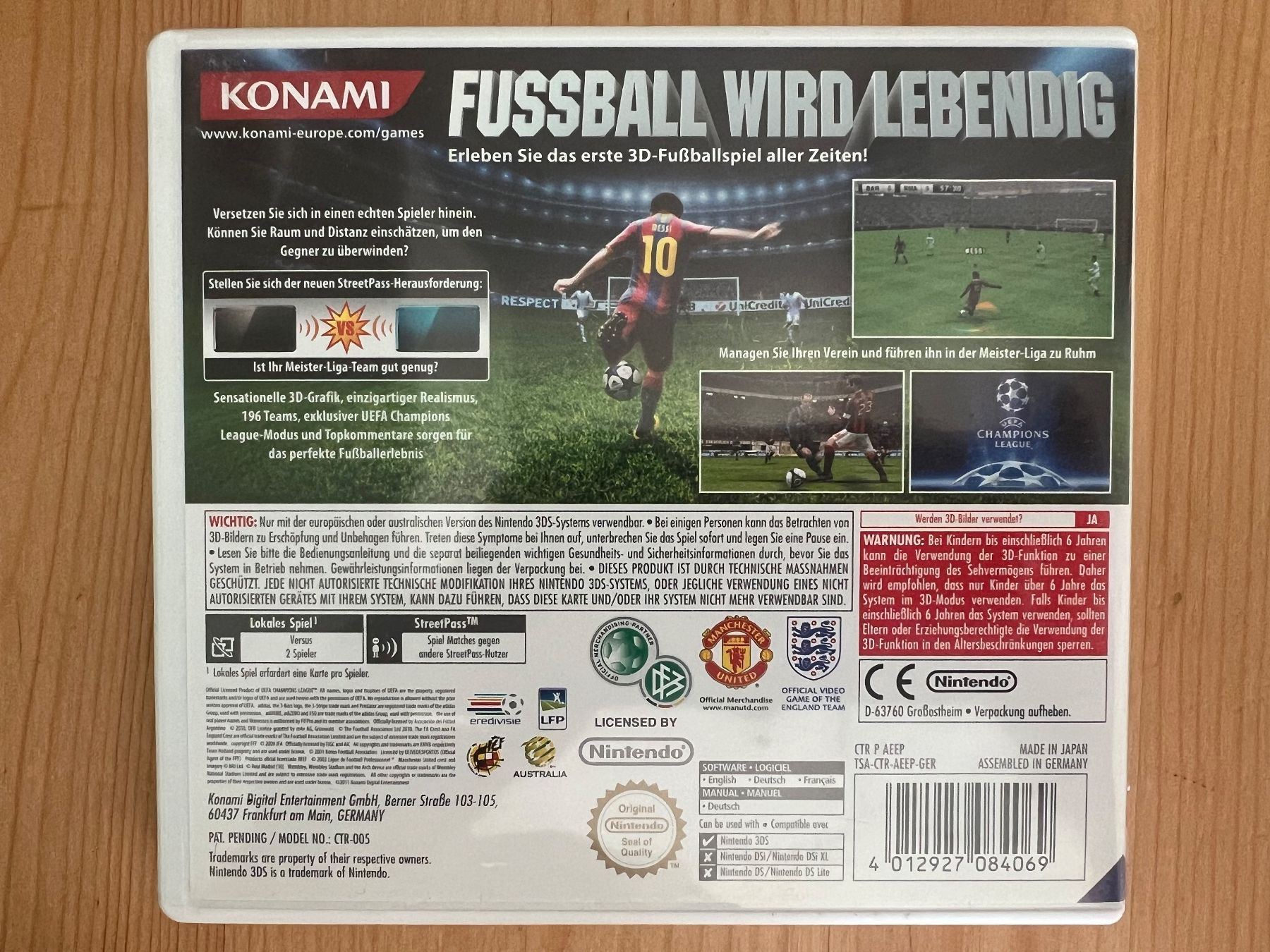 Nintendo Giochi: 3DS PES 2011 pro evolution soccer 3D – Usato da st.gallen venduto da SoCre75 2