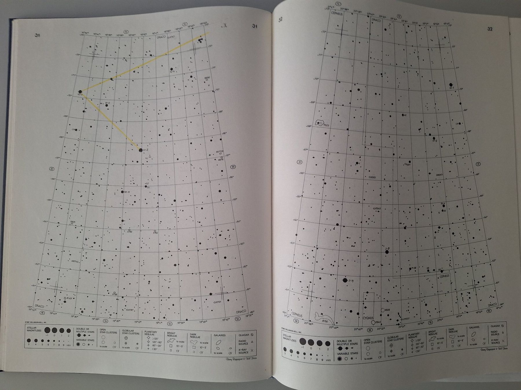 Libri: Uranometria 2000.0 Volume 1 & 2 – Usato da Chêne-Bougeries venduto da xchrysalide 3