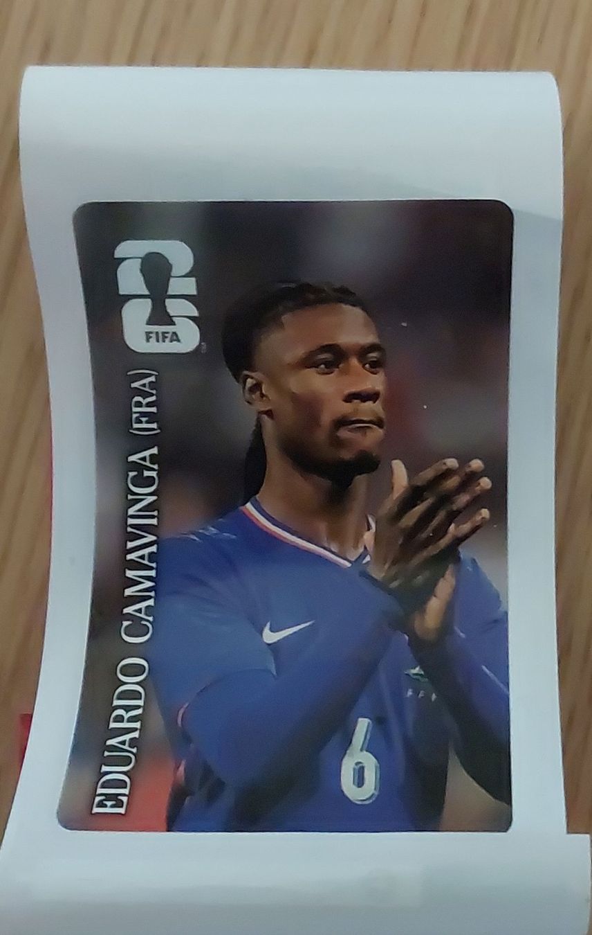 Coca-Cola Sammelbilder & Trading cards: Coca-Cola-Bild Eduardo Camavinga (FRA) neu – Neu (gemäss Beschreibung) aus Winterthur von mysteriOS