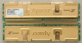 2x2 GB Apacer Ram UNB PC2-6400 CL5