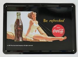 Coca-Cola Blechpostkarte (05)
