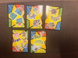 Pokemon Topps Movie Set mit Blastoise Venusaur 1.Edition