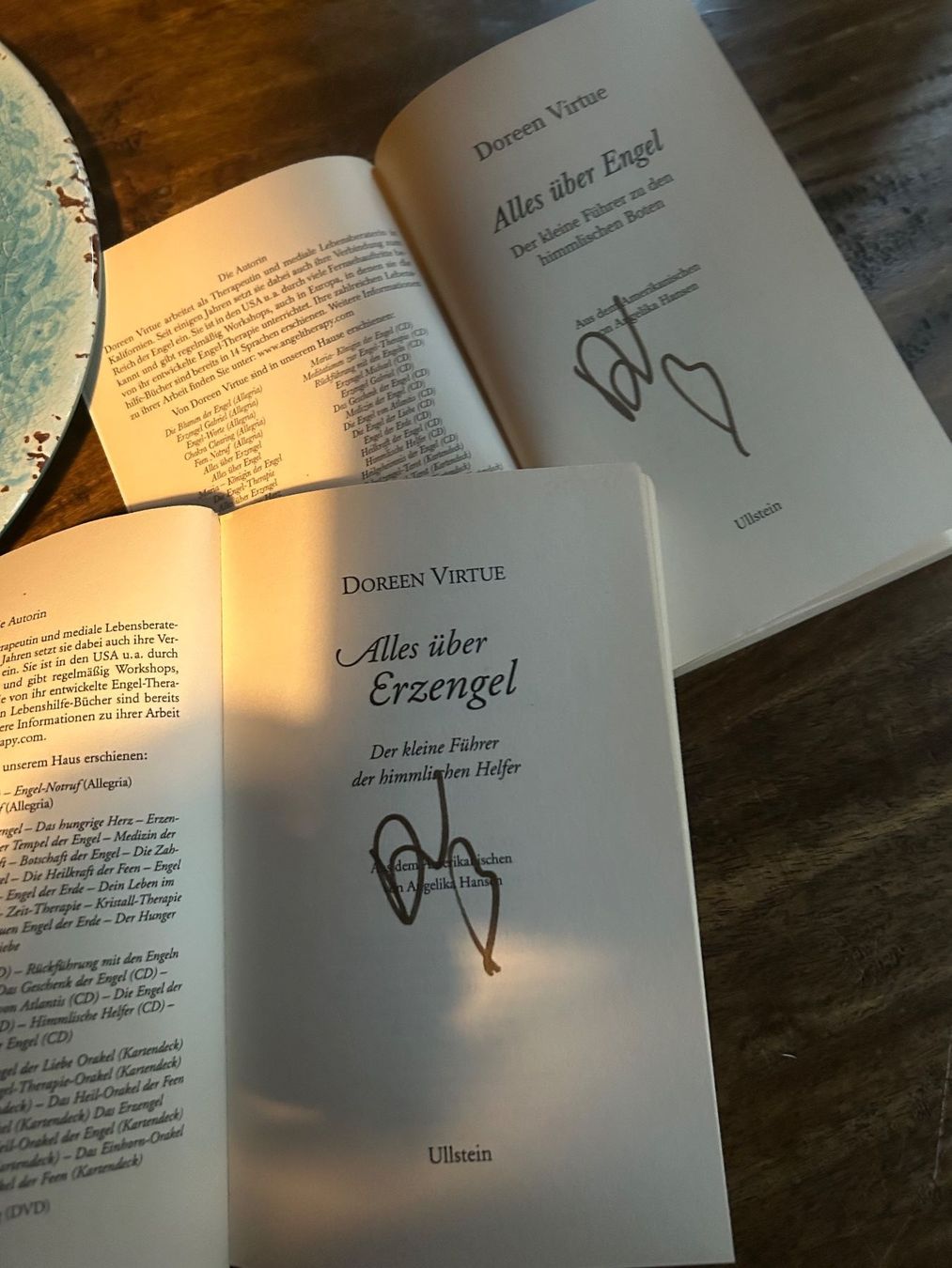 Libri: Engel Bücher Doreen Virtue signiert – Usato da Schaffhausen venduto da amwr 2