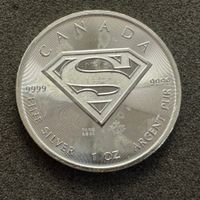 1 Unze Silber Kanada Superman 2016