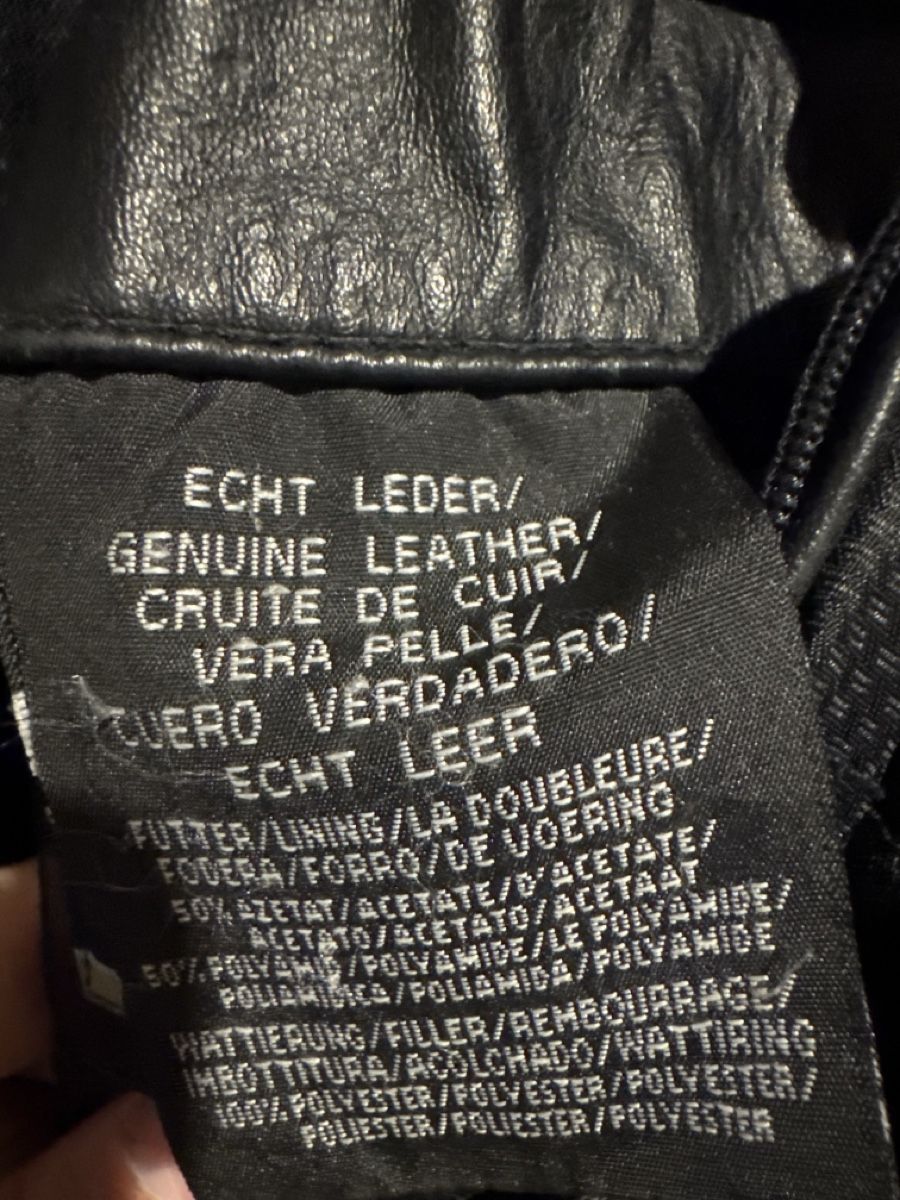 Giacche: Schwarze Garry Lederjacke, Grösse L – Usato da Wettswil venduto da GP_18 3