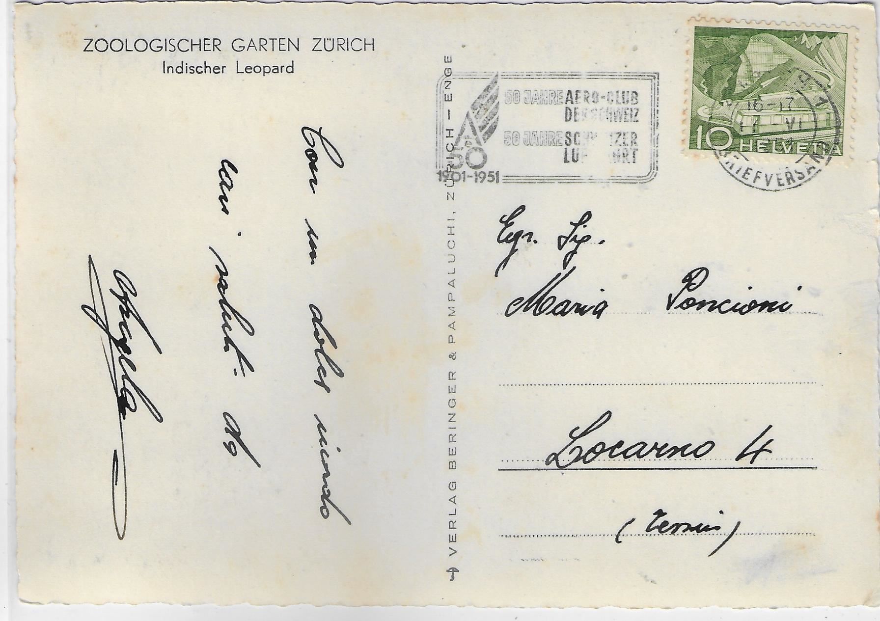 Cartoline postali: Zoologischer Garten Zürich - Indischer – Usato da Ettingen venduto da Kartenplanet 1