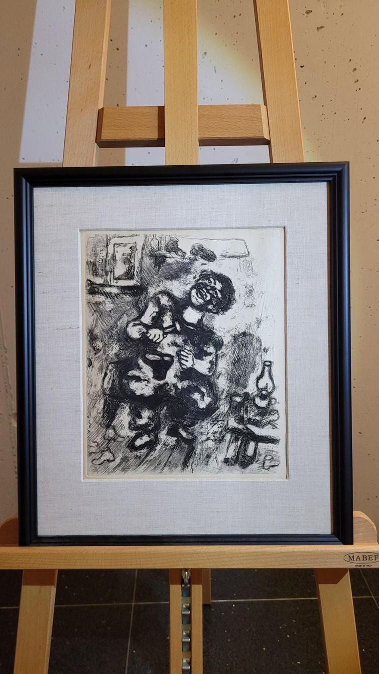 Grafica & Litografie: *** CHAGALL MARC, "Der Schuster", Kaltnadelradierung *** – Usato da Luzern venduto da Luzern1
