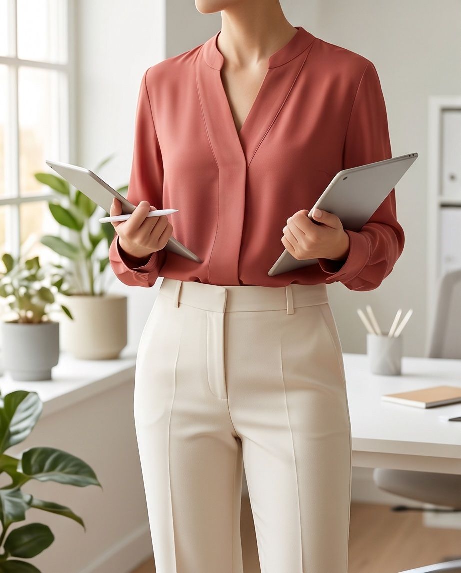 Esprit Chemisiers: Esprit blouse brique - neuve - taille L – Neuf avec emballage d'origine à Vuisternens-Romont par gol_xp6p