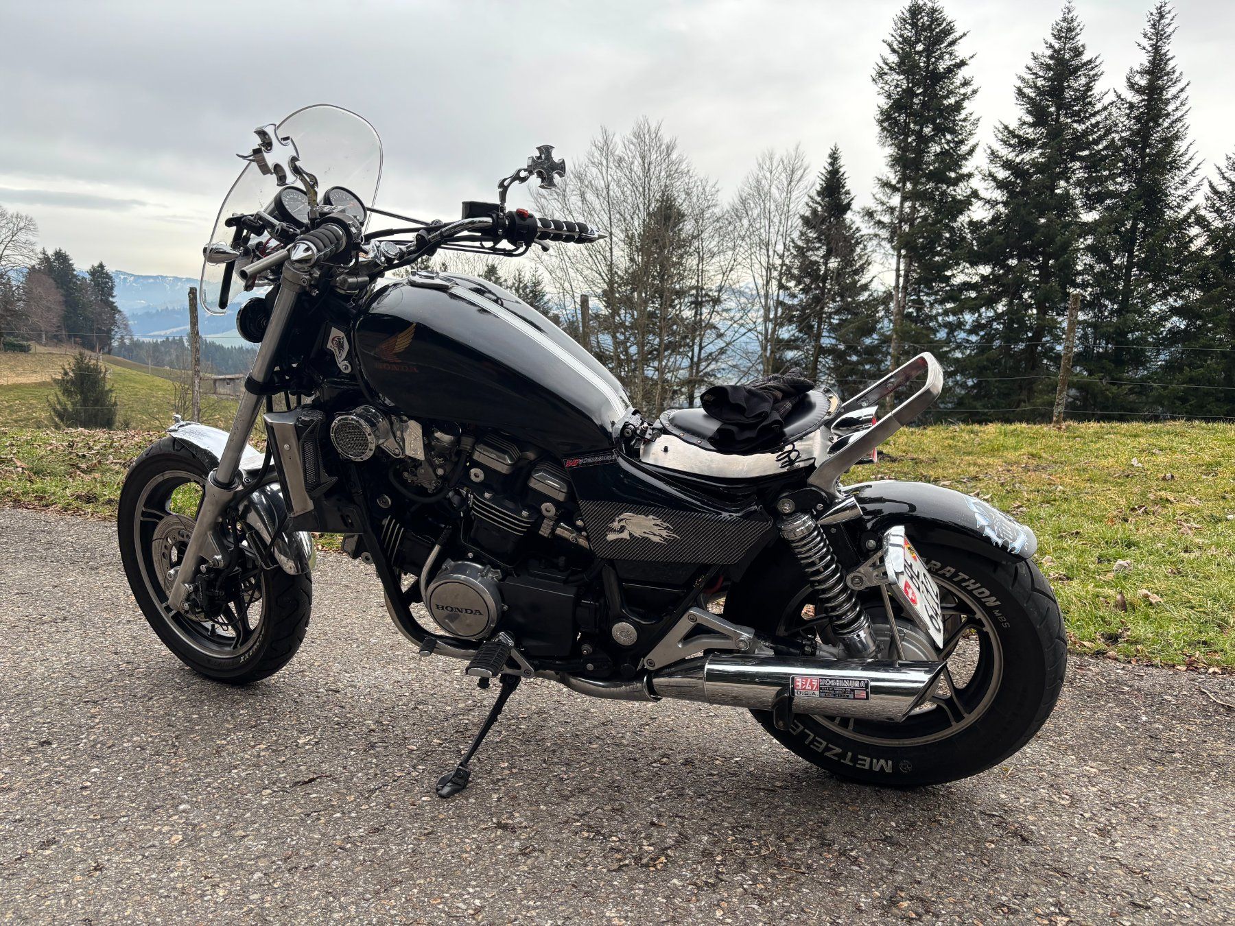 Honda Chopper: Chopper Honda VF 1100 C (Werkscode: SC 12), oder  als „V65 M – Usato da Mirchel venduto da Bulldoghene 1