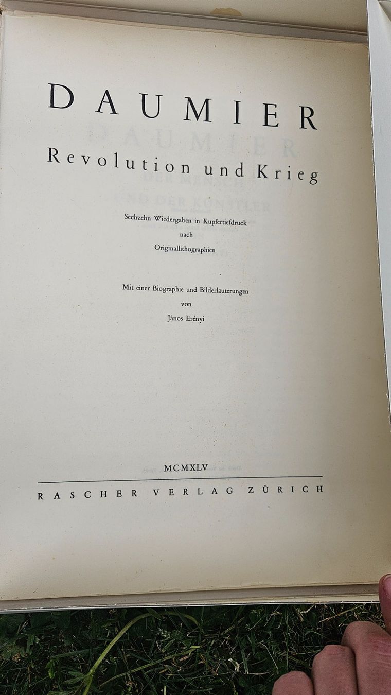 Grafica & Litografie: Fascicolo Daumier "Revolution und Krieg" – Usato da Melano venduto da H-Sara 1