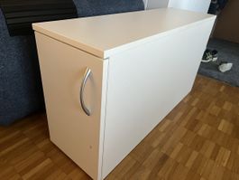 Sideboard weiss 100x34 cm schlichter Zustand gebraucht