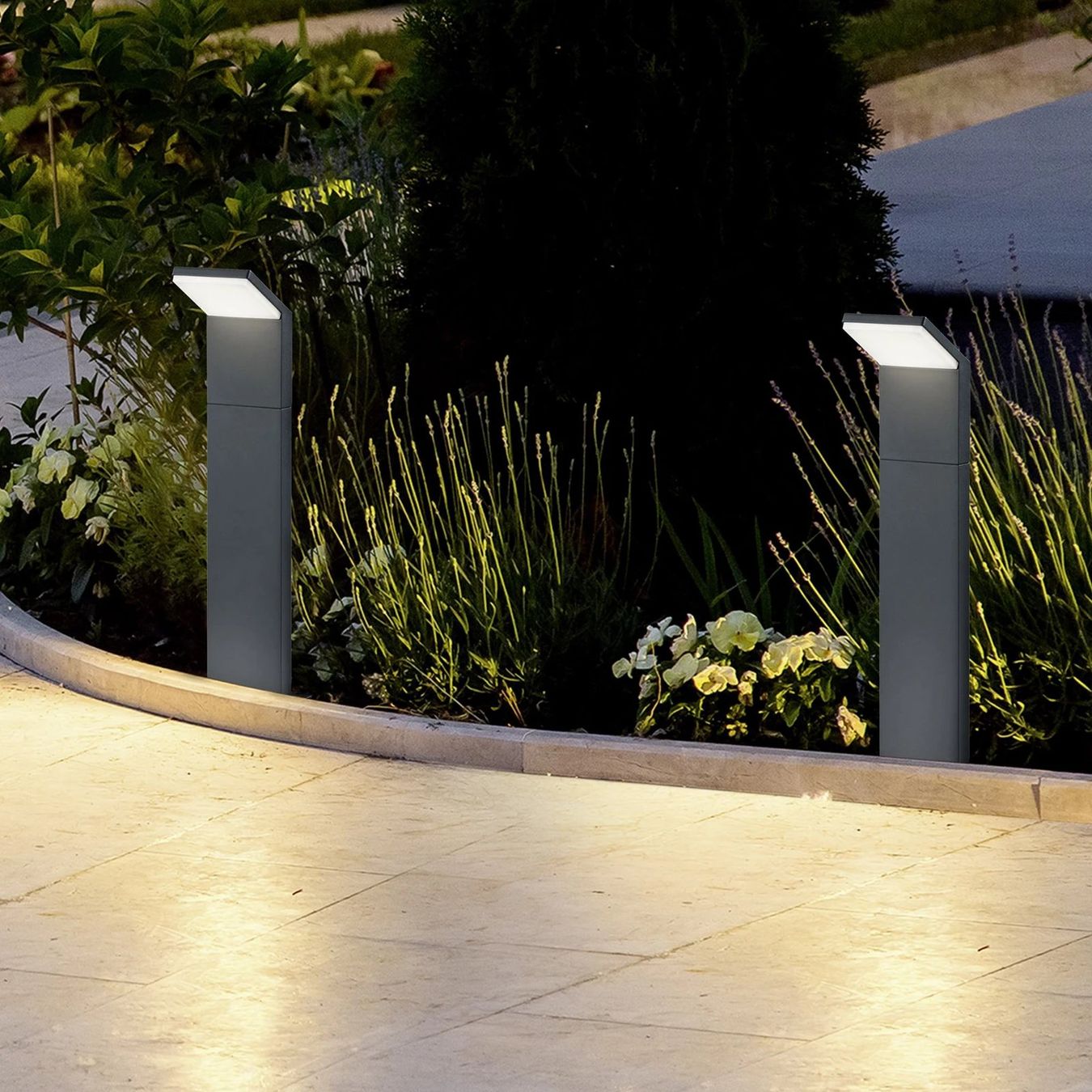Lampade: PEARL Aussenleuchte Trio 50 cm – Nuovo (secondo la descrizione) da Meilen venduto da kolibri8704 1